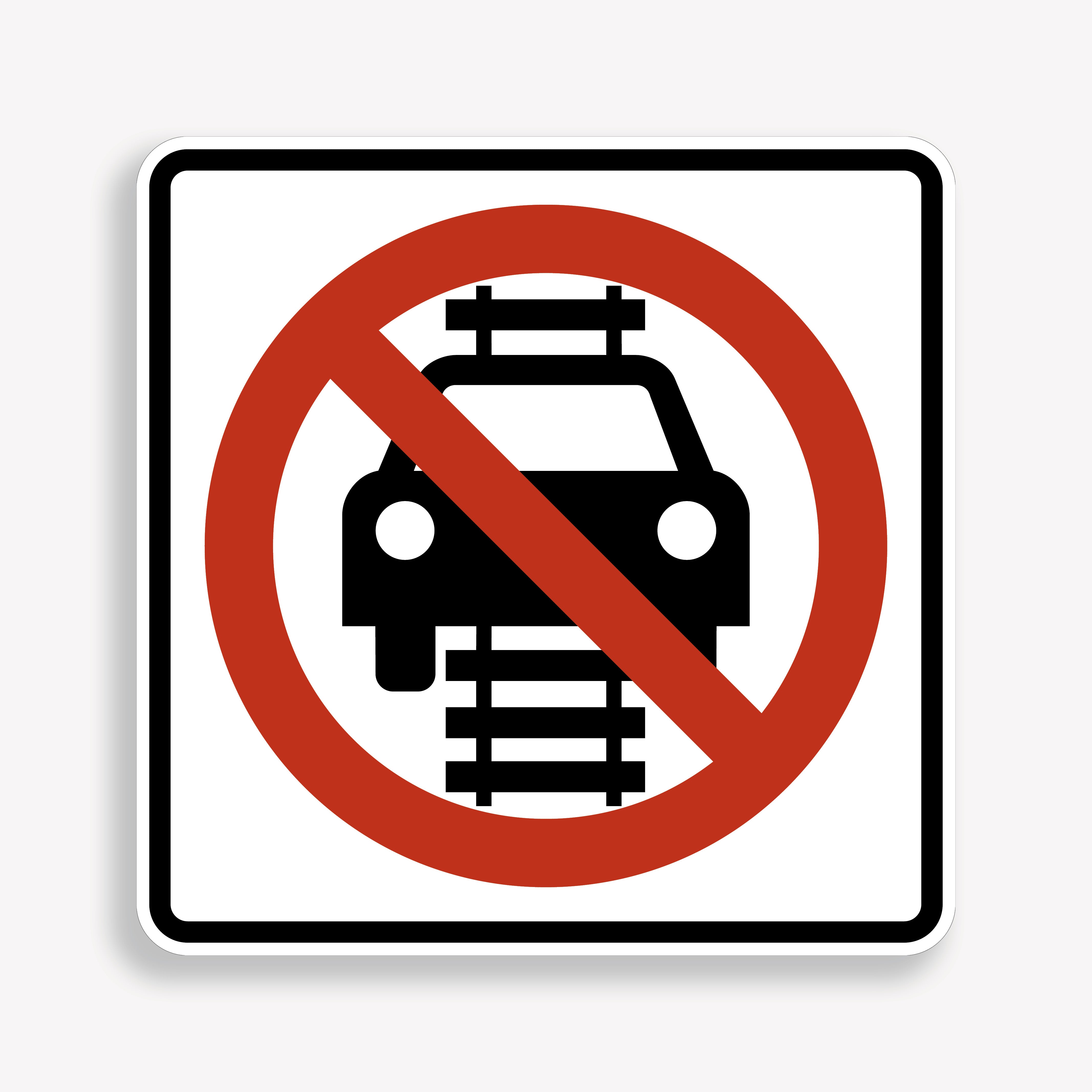 Track Restriction Signs
