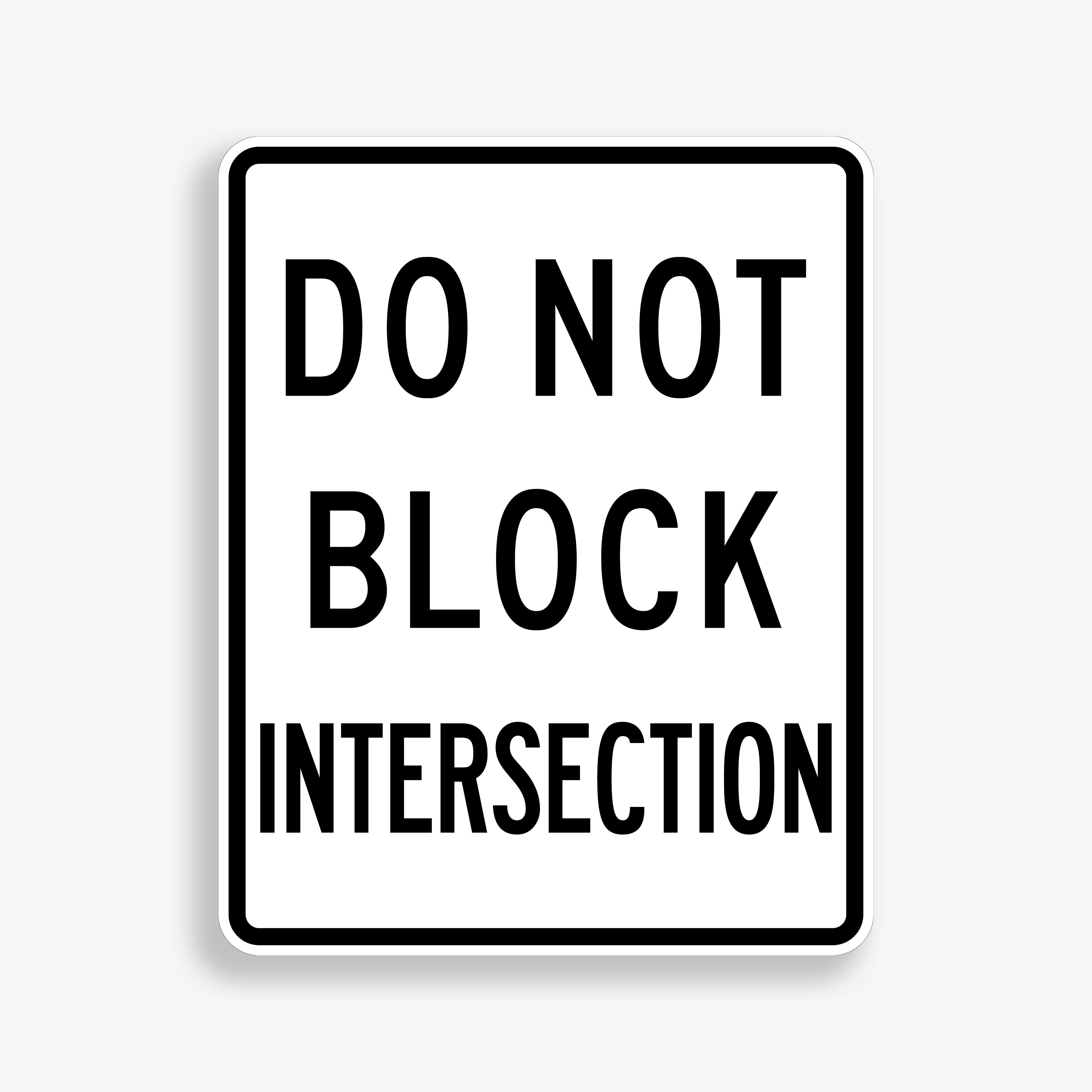 Intersection Control Signs