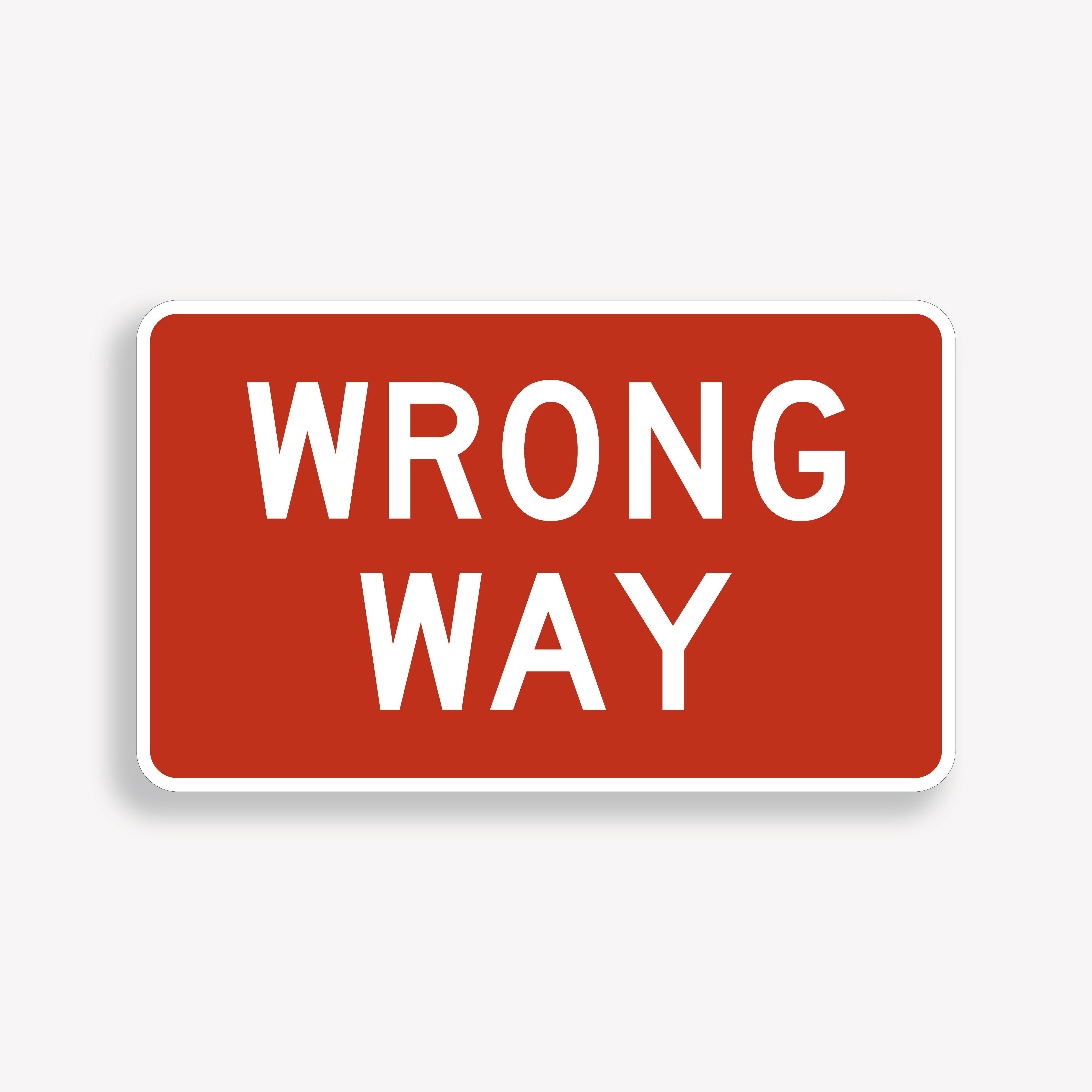 Wrong Way Signs