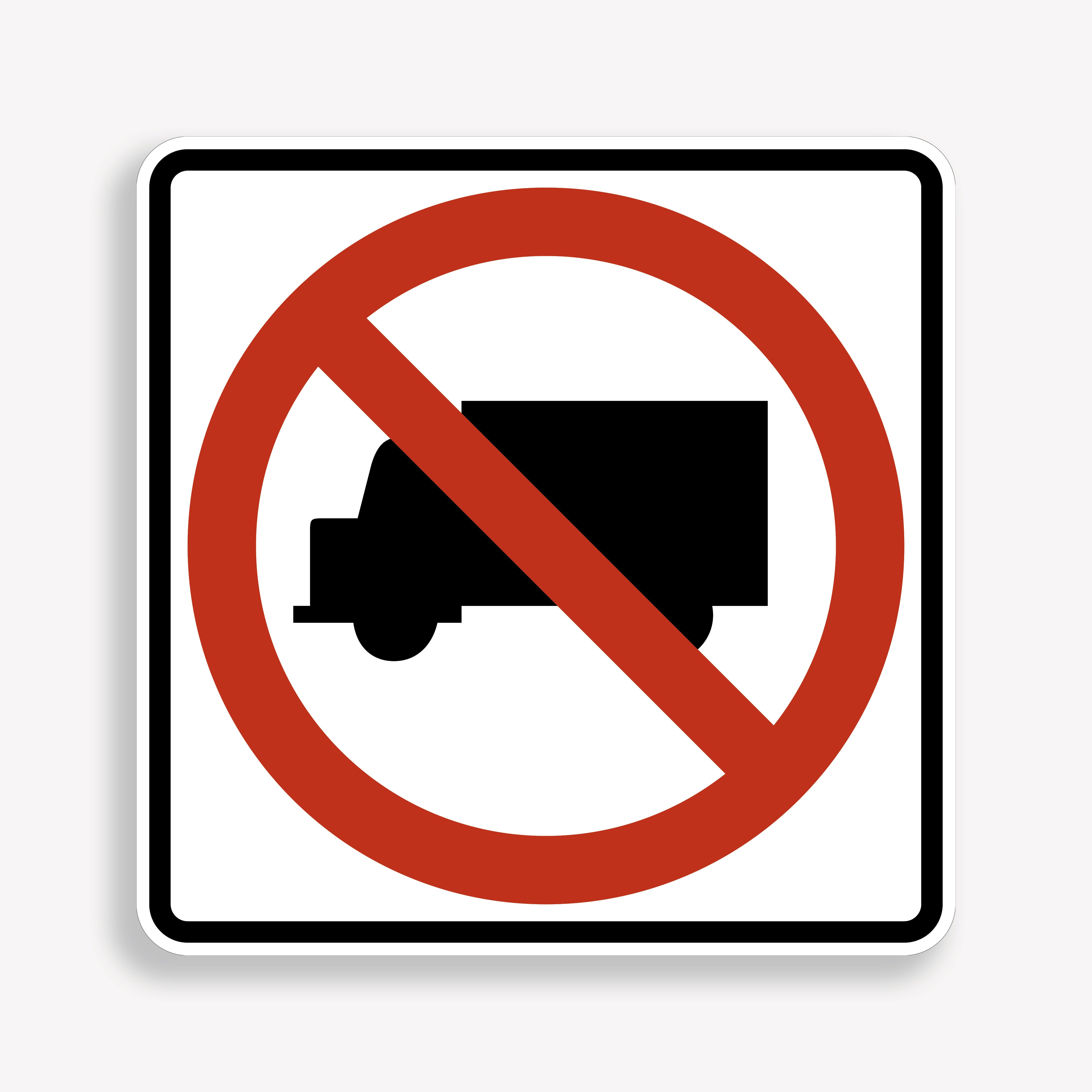 Truck and Vehicle Restriction Signs – Safety Sign Center