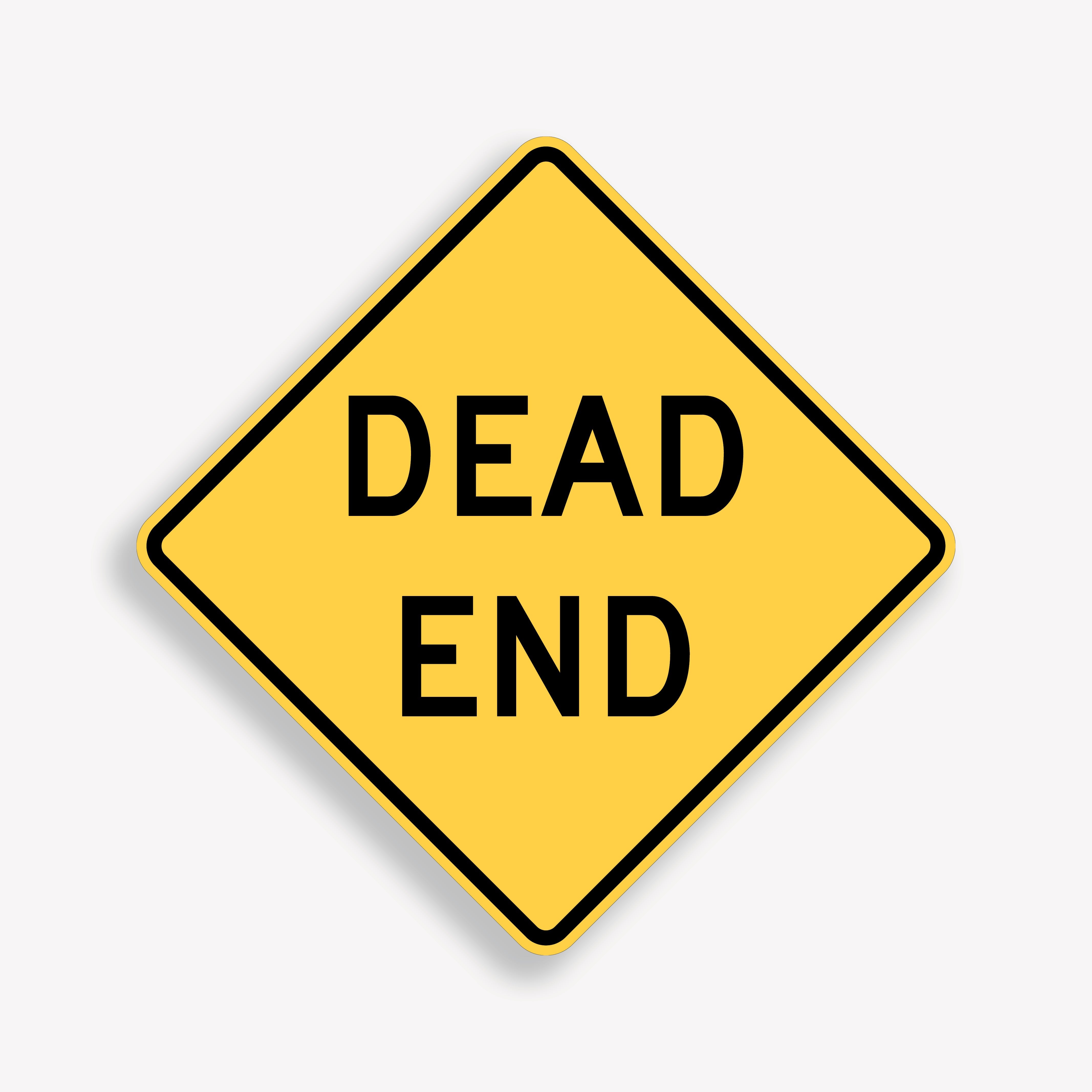 Dead End Warning Signs