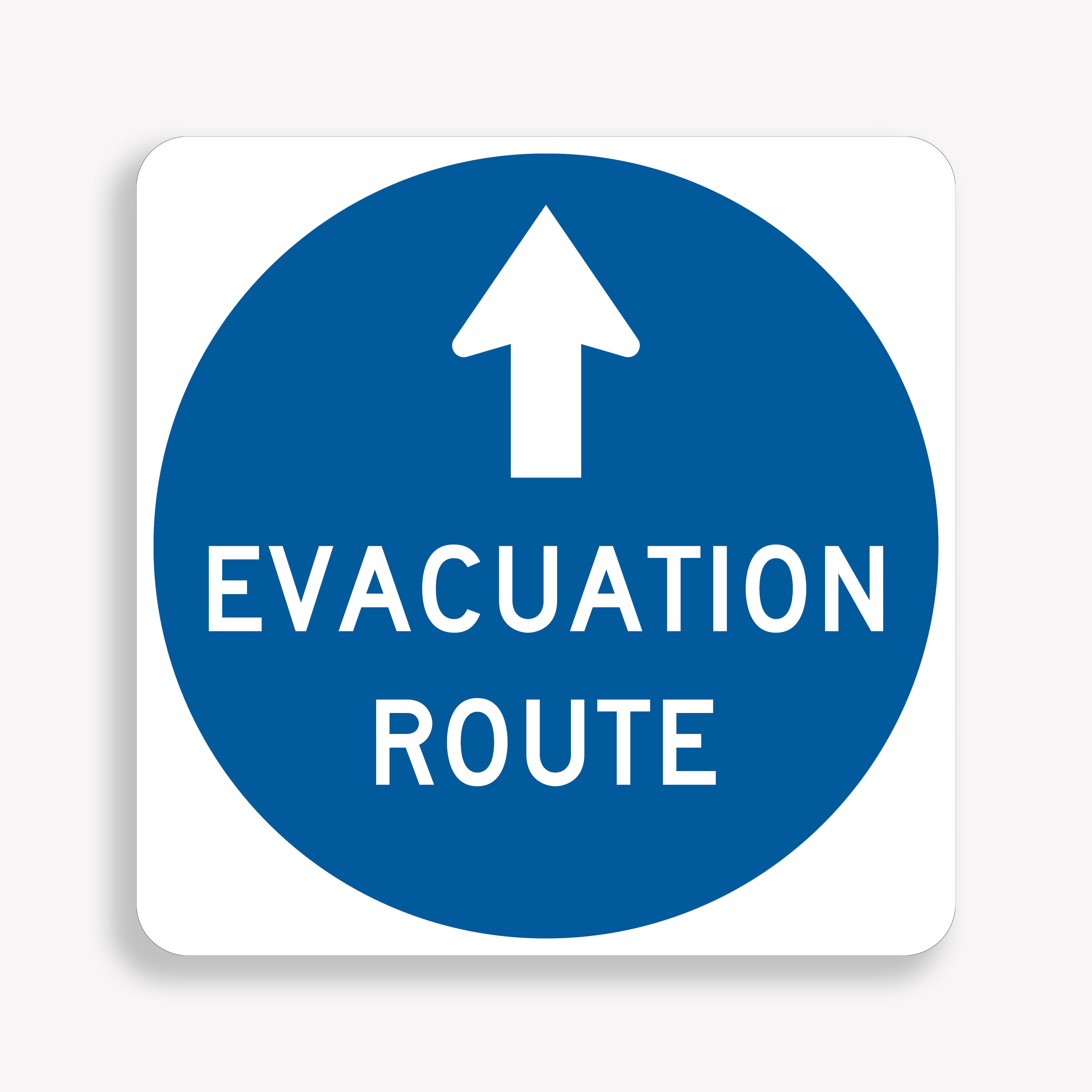Evacuation Route Signs