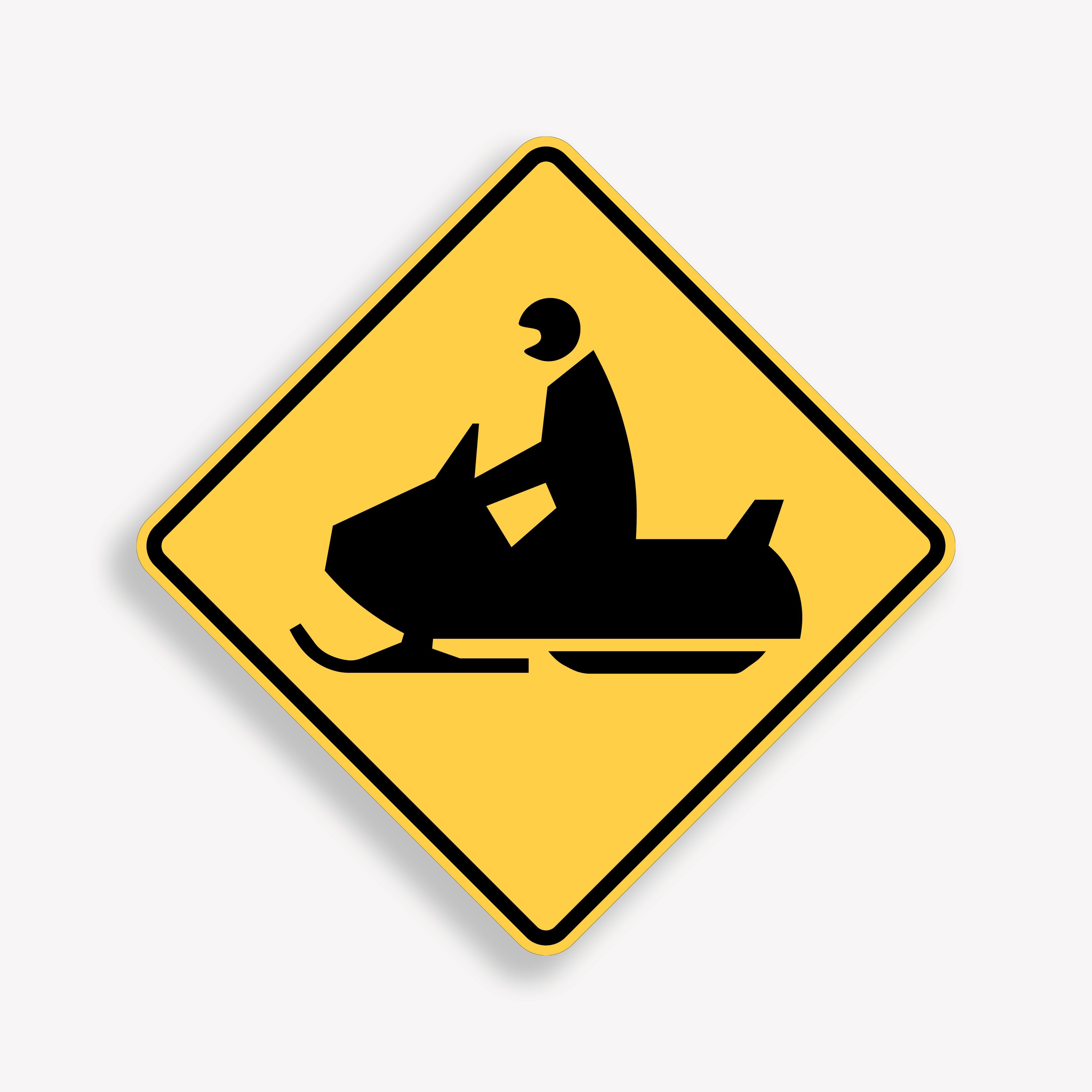 Special Vehicle Crossing Warning Signs