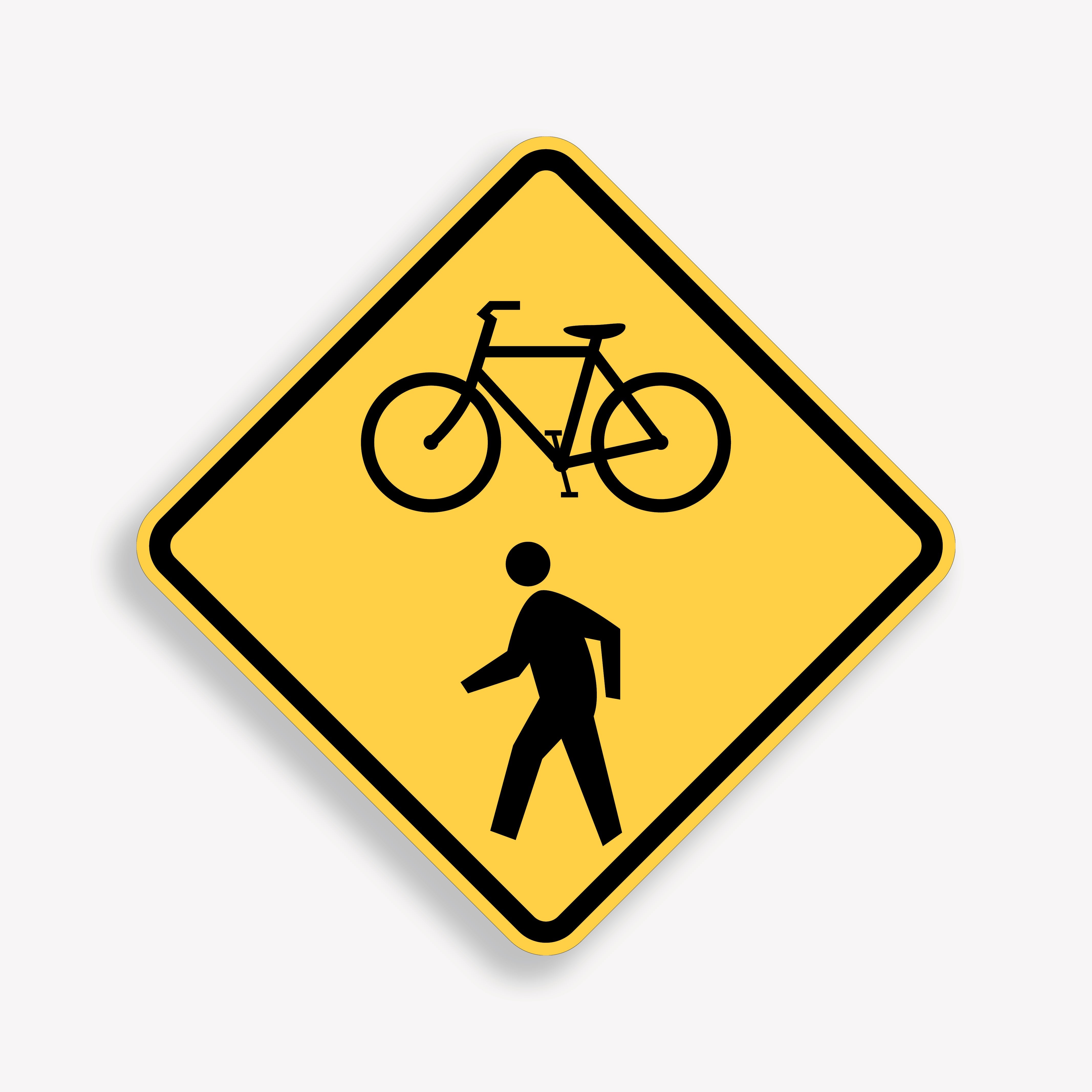 Trail and Pedestrian Crossing Warning Signs