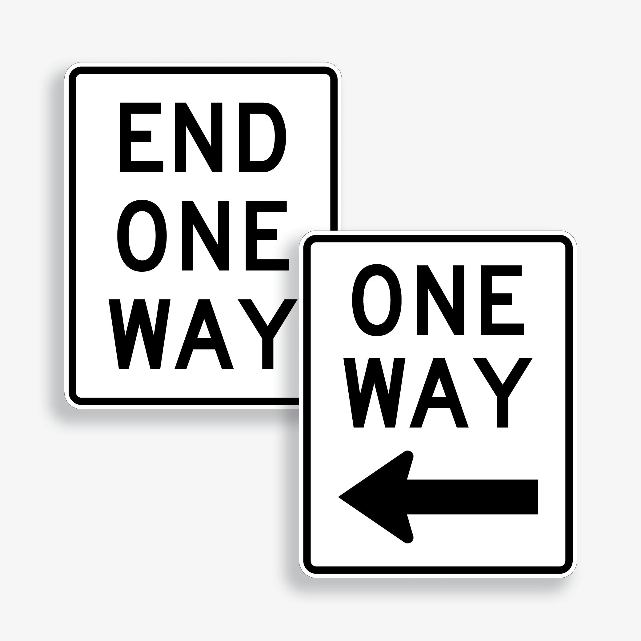 One Way Signs