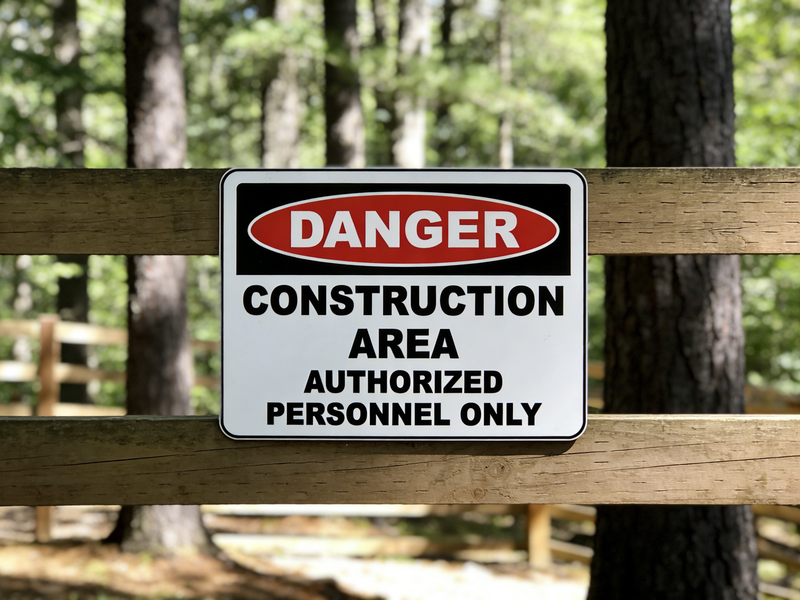 [Testing] Danger Construction Area Authorized Personnel Only