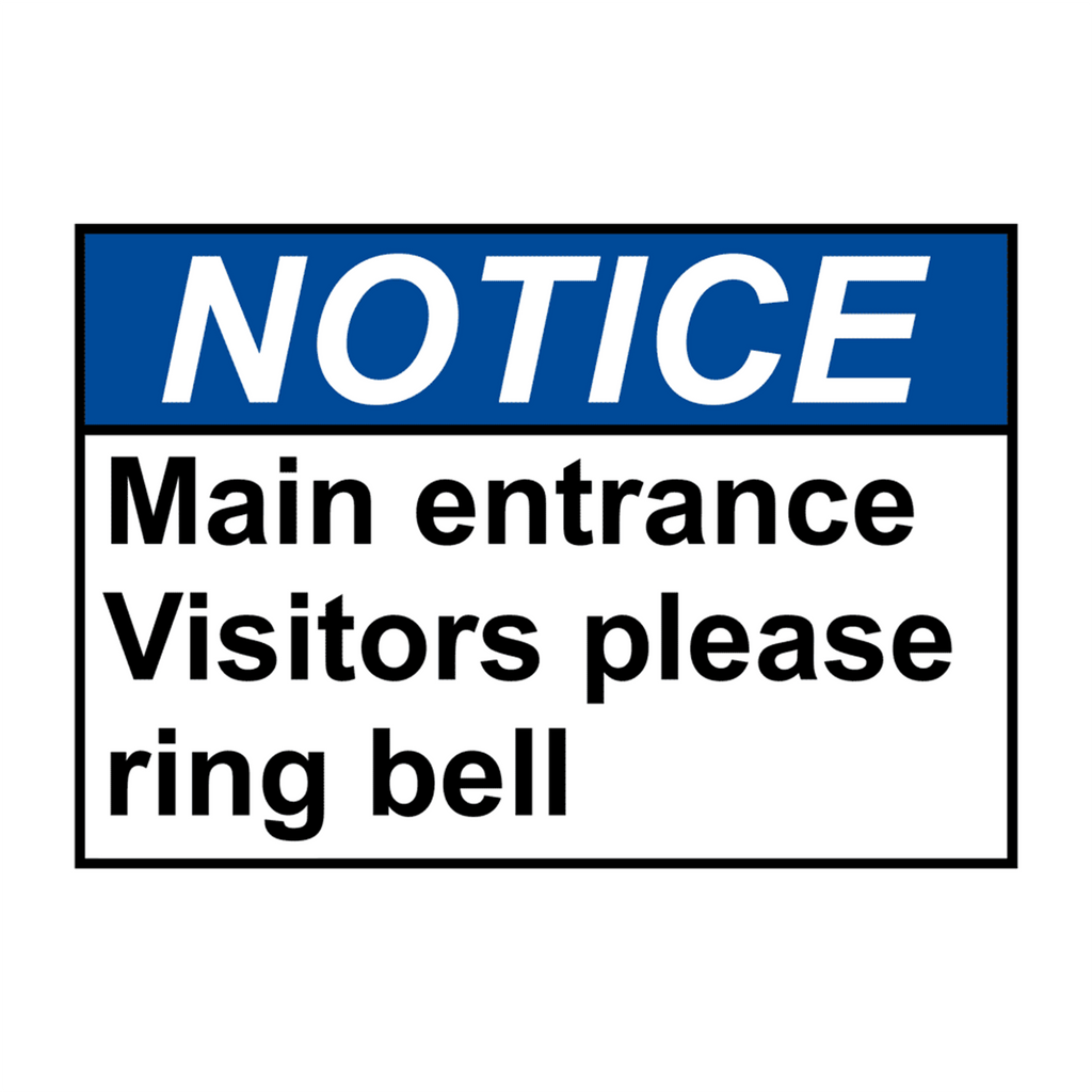 PLEASE RING BELL SIGN | HPD SIGNS - THE OFFICIAL STORE