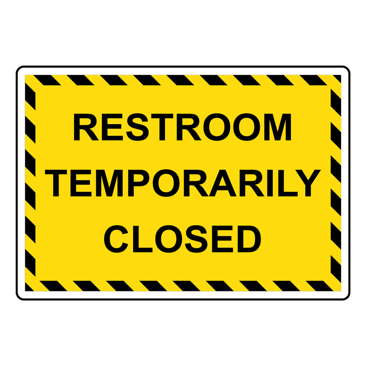 Temporarily Closed Sign