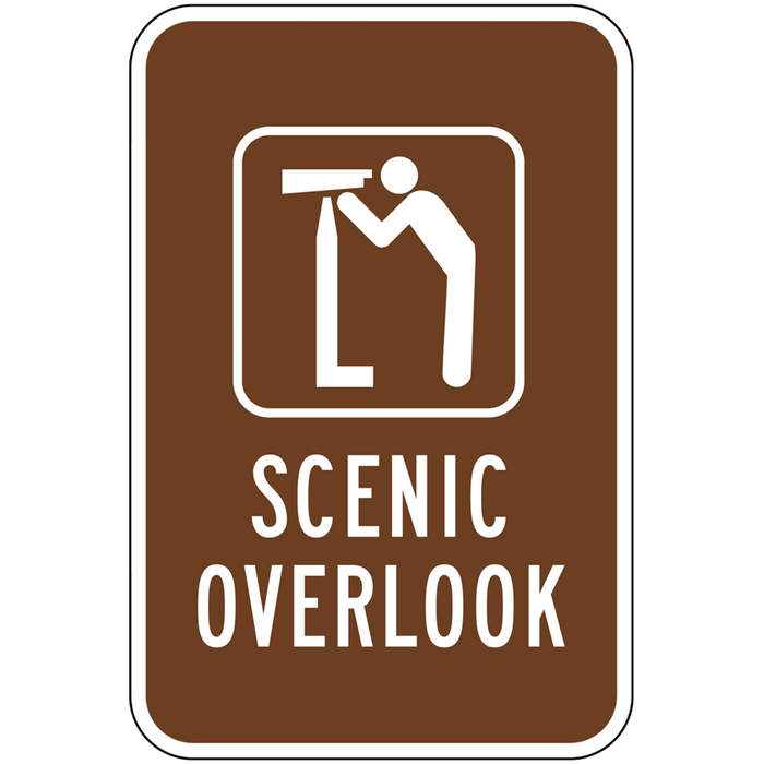 Scenic Overlook With Sign Recreation
