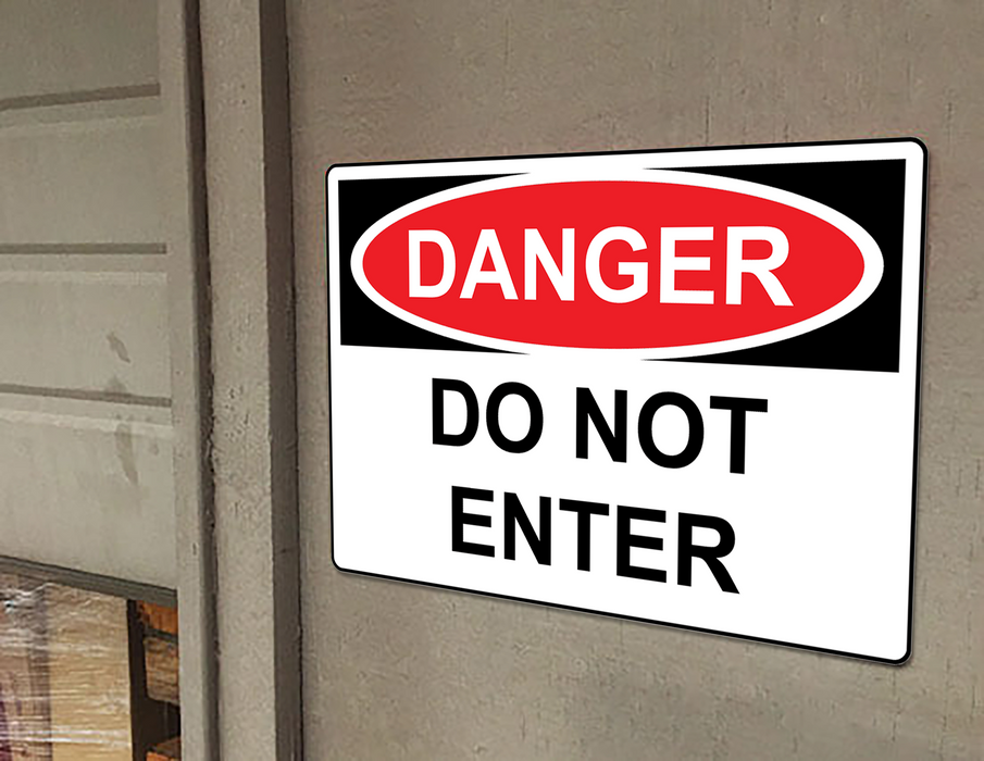 OSHA Danger Sign: Do Not Enter